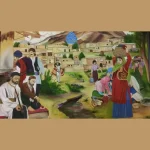 نقاشی روی پارچه